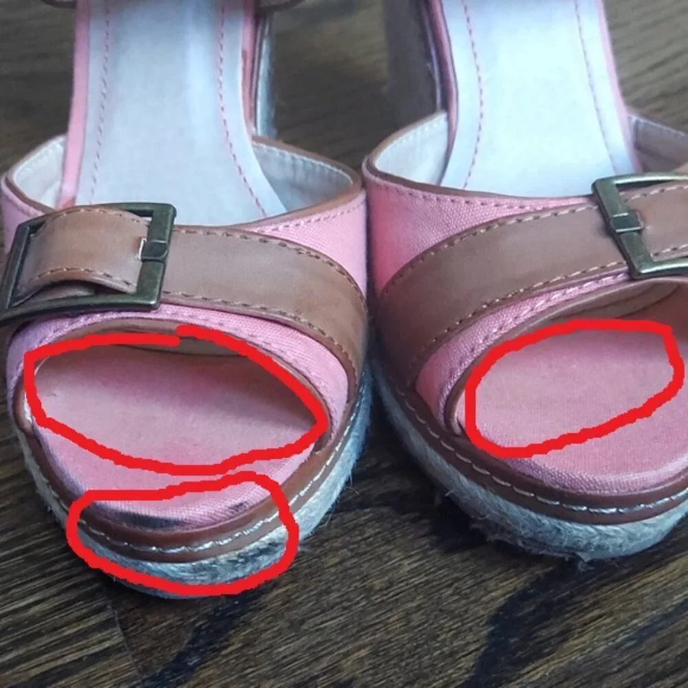 Bamboo Espadrilles - pink - size 6.5
